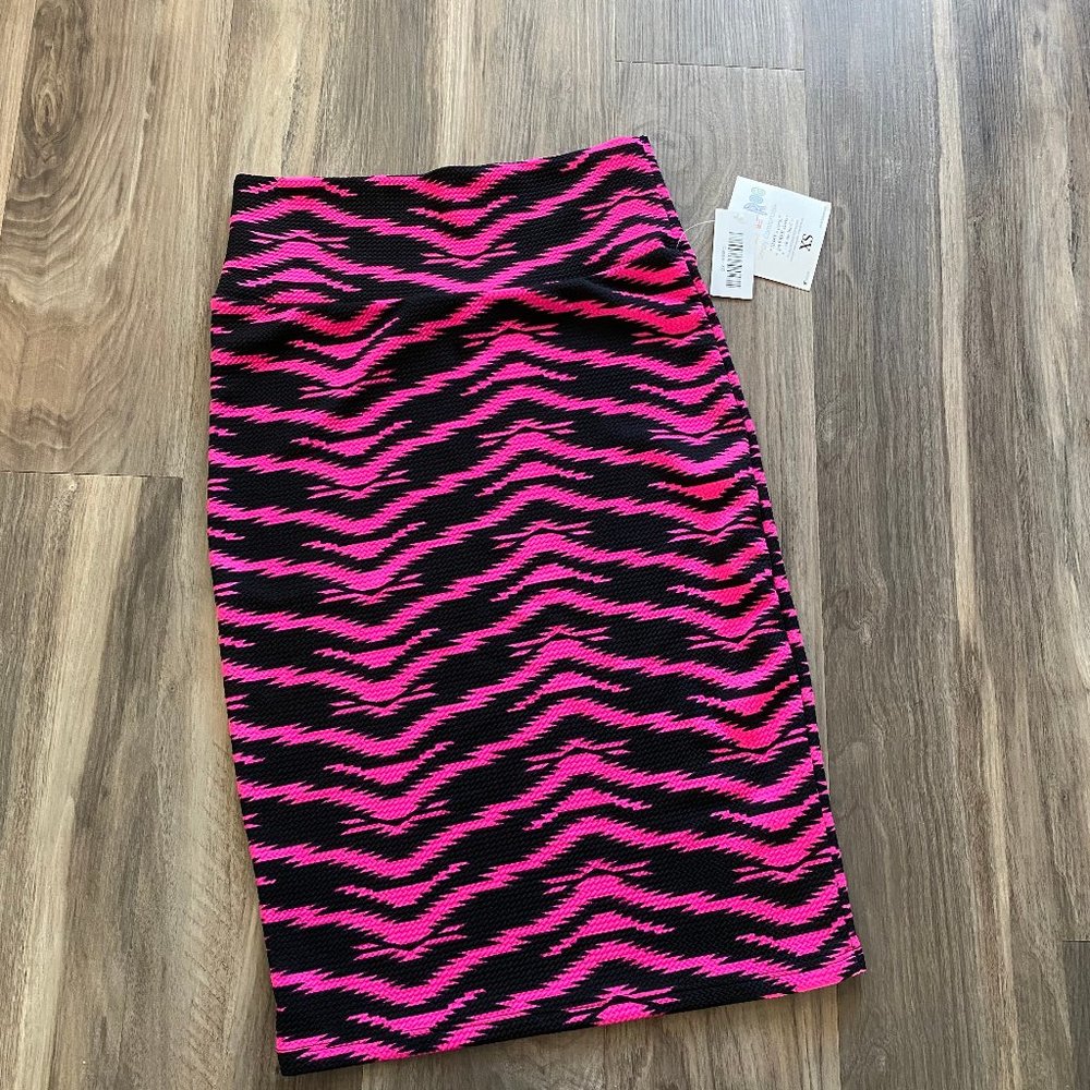 LuLaRoe Neon Print Cassie Skirt